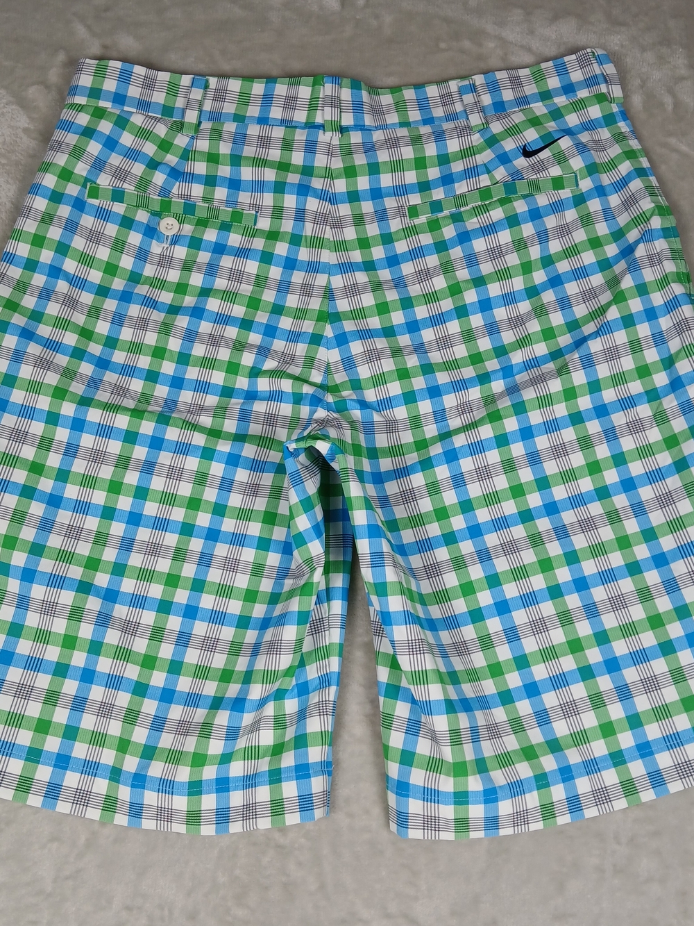 Nike Golf Dri Fit Shorts 34 Men's Plaid Performance